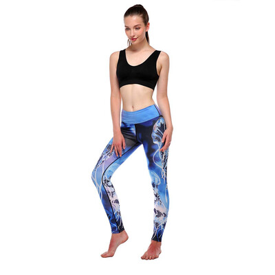 

Tailored Womens Print Workout Leggings Fitness Sports Gym Running Yoga Athletic Pants