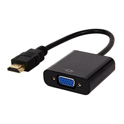 

HDMI to VGA Moread Gold-Plated Adapter for Computer Desktop Laptop PC Monitor Projector HDTV