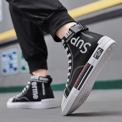 

Air Force No 1 Mens High Shoe Venom Joint offwhite Board shoes Korean version trend ro Summer Gao Bang Chao shoes