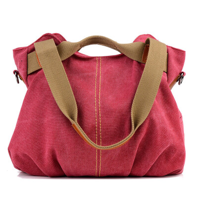 

Tailored Leisure Neutral Solid Color Shoulder Bag Messenger Bag Hand Bag Travel Bag