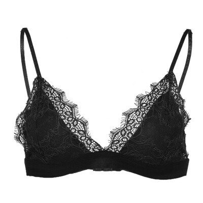 

〖Follure〗Women Lace Plus Size Vest Wireless Bra Lingerie Sexy V-Neck Underwear Camisole