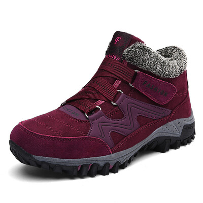 

2019 new snow boots mens fashion casual shoes warm outdoor shoes cow suede shoes winter Korean shoes