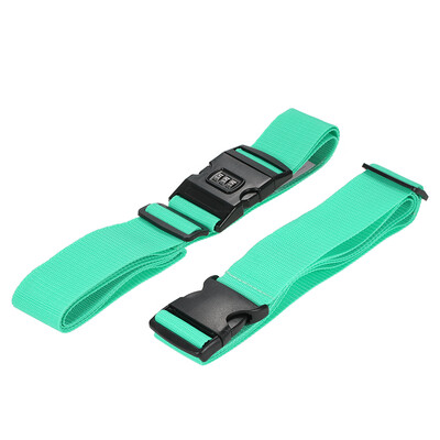 

Long Cross Luggage Strap Separable Suitcase Belts Travel Tags Accessories with 3 Dial Combo Lock Bag Bungee Strap Blue