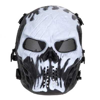 

Airsoft Paintball Tactical Full Face Protection Skull Mask Army Outdoor