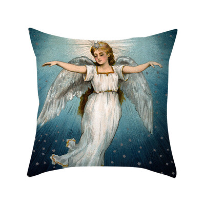 

〖Follure〗Christmas Series Home Decor Polyester Peach Skin Pillow Case 18x18in