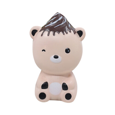 

Siaonvr Stress Reliever Simulated Cute Bear Scented Slow Rising Kids Squeezable Toy