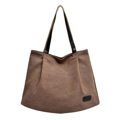 

Big Shoulder Handbags Women Canvas Shopping Totes Casual Top-handle Bags