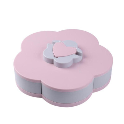 

Rotatable Container Case Plastic Food Candy Holder Storage Box Organizer