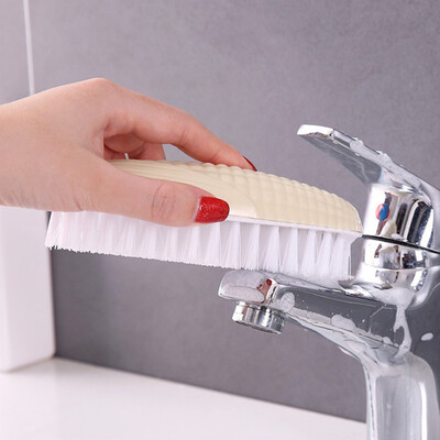 

Toponeto Soft Wool Shoes Brush Laundry Brush Shoes Household Plastic Cleaning Brush
