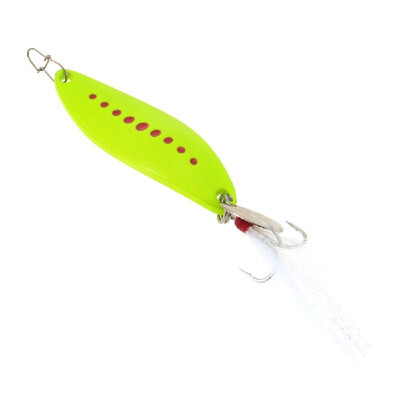 

YAPADA 5g-20g Zinc Alloy Spoon Fishing Lure Hard Bait Noise Sequin Paillette with Feather