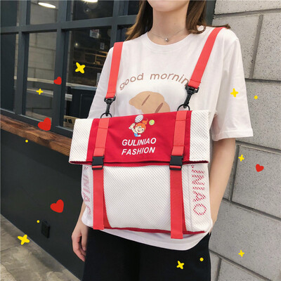 

High School Backpack for College Students in Korean Edition