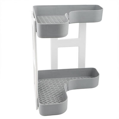 

Greensen Multipurpose Double Layers Corner Storage Shelf Rack Organizer Bathroom Kitchen