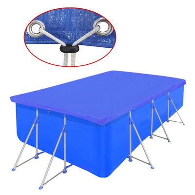 

Pool Cover PE Rectangular 13 1" x 6 9" 265 ozyd²