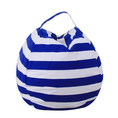 

Multi-use Canvas Stuffed Toy Clothes Bean Storage Bag Pouch Home Organizer