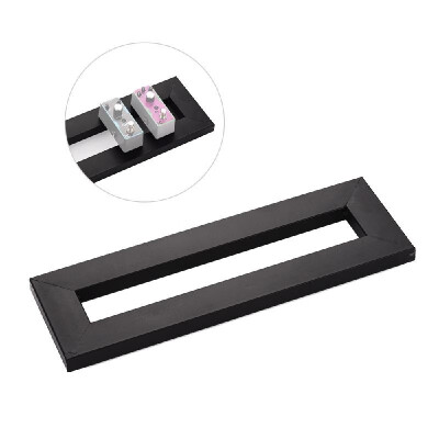 

Guitar Effect Pedal Board Holder Pasting Plate with Fastening Tapes Cable Tie Patch