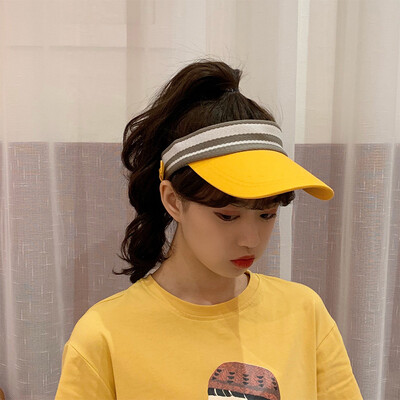 

Korean run open-top sunshade women summer leisure fresh retro art sunscreen hat