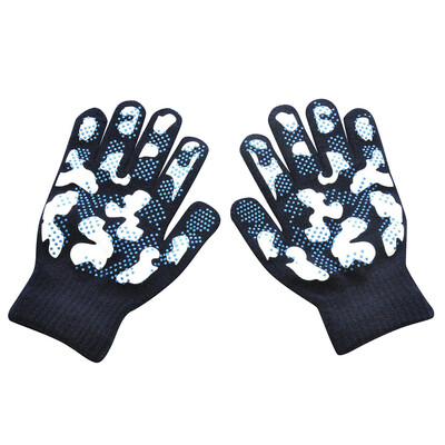 

Tailored Men Women Winter Warm Knitted wapiti Camouflage Pint Screen Cute Gloves