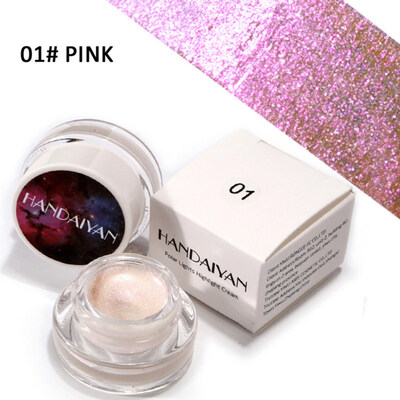 

Lady Makeup Highlighter Glitter Metallic Shimmers Eyeshadow Cream Beauty Cosmetic