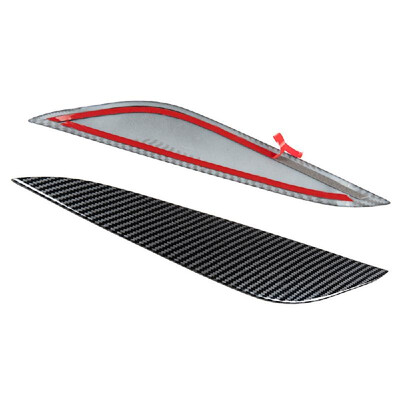 

Car Carbon Fiber Headlight Eyebrow Eyelid Trim Headlamp Eyebrow Stickers Eyebrow Decoration Stickers Replacement For Tesla Model