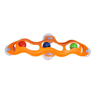 

Funny Pet Cat Toy Cats Kitten Window Suction Cup Track Ball Interactive Toy