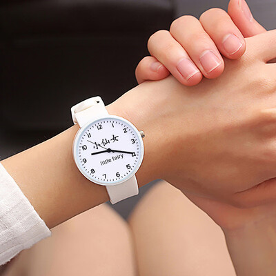 

Supply childrens watch cartoon pattern silicone quartz watch small fresh digital watch