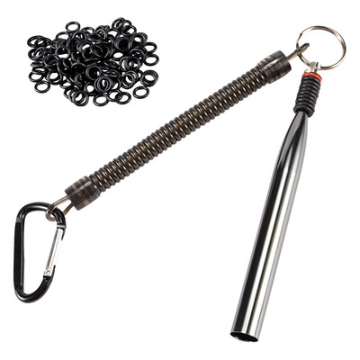 

Saidsome Wacky Worm Tool Wacky O-Rings Wacky Rigging Plastic Style Worms fishing bait fishing lure