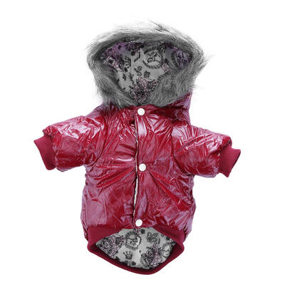 

Winter Warm Pet Dog Clothes Hooded Down Jacket Puppy Outfits Cotton Coats