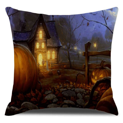 

〖Follure〗Halloween Pumpkin Pillow Cover Pillowcases Decorative Sofa Cushion Cover