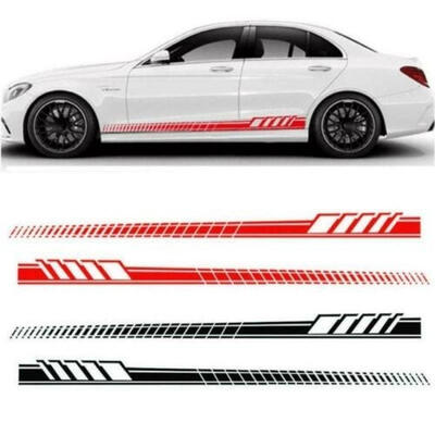 

Auto Vinyl Side Body Racing Decoration Flame Decal Sticker Car Long Stripe
