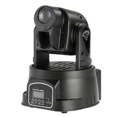 

Auto Rotating Moving Head Light Total 50W Stage Lamp DMX512 513 Channels Sound Control RGB Color Changing Gobo Pattern LED for Di