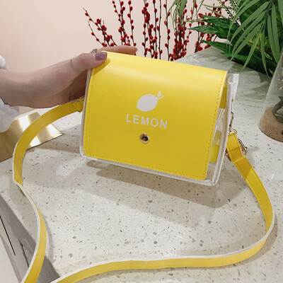 

Tailored Womens Fashion Wave Point Translucent Shoulder Bag Fruit Grain Crossbody Bag