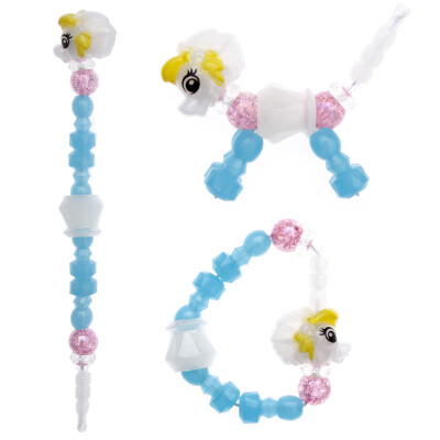 

Luminous Magical Pets Bracelets Transforms Magically from Bracelet to Pet Colorful Jewel-Like Beads Bracelet