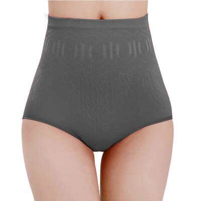 

Womens High Rise Breathable Underwear Solid Shapewear Panties Thongs Lingerie