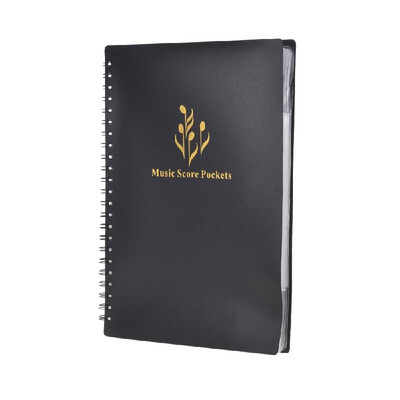

Multifunctional Music Score Holder A4 Size Paper Sheet Document File Organizer Folder with 40 Pockets