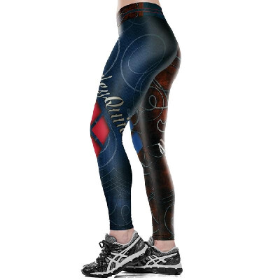 

AliExpress Amazon Europe&the United States explosion models digital printing tight stretch running fitness dance yoga pants X