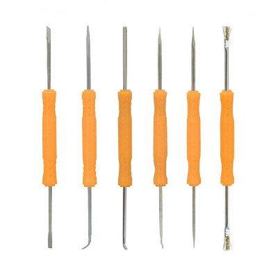 

6 in 1 Solder Assist PCB Repair Tool Double-Sided Soldering Assist Aid Repair Tools Set Steel Solder Assist BGA PCB Repair Tool Se