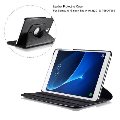 

Leather Protective Case Anti-Scratch Dustproof Protective Shell 360° Rotation Case for Samsung Galaxy Tab A 101 2016 T580T585