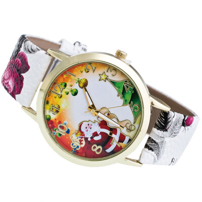 

Top Brand Leather New Chrismas tree Women Watches Fashion Luxury Ladies Quartz Womans Watch Strap Watch Reloj Wristwatch &Ff