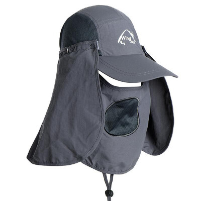 

Outdoor Visor Hat with UV Protection Face Neck Cover 360 Degree Sun Protect Cap for Fishing Hiking Camping Outdoor Sports