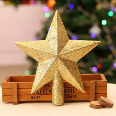 

Christmas Tree Top Star Topper Glitter Hanging Finish 15cm Star For Xmas Decor