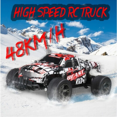 

48KMH 24ghz 116 Remote Control Car High Speed RC Truck Electric Monster Truck Off Road Vehicle