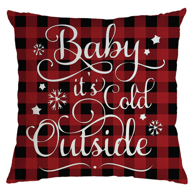 

Tailored Christmas Pillow Cover Pillowcases Decorative Sofa Cushion Cover 45x45cm