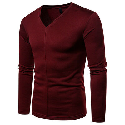 

SUNSIOM Mens Sweater Jumper Winter Warm Sweatshirt Blouse Shirt Tops V-Neck  M L XL 2XL