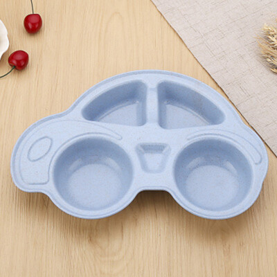 

Cute Cartoon Car Shape Kids Bowl Baby Dish Snack Food Tableware Feeding Dinner Plate