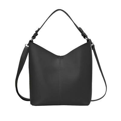 

Solid Color Shoulder Bag Women Large Capacity Leather Splicing Handbags