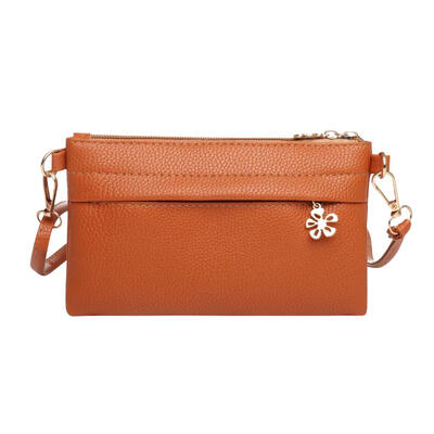 

Casual Small Crossbody Bags Women Leather Flower Shoulder Messenger Bag