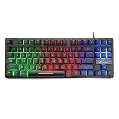 

ZIYOU LANG K16 87 Key USB Wired Mechanical Feel 7 Backlight Gaming Keyboard