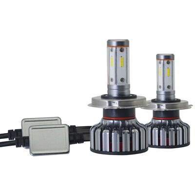

2Pcs V18 4-Side 8000LM H4 LED HeadLight Conversion Kit 96WPair High Low Beam Car Bulb 3000K Amber 6000K White 8000K Blue Beam