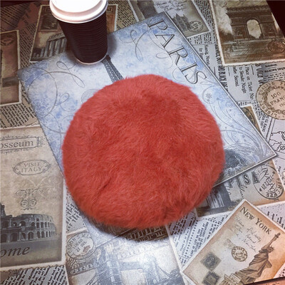 

Hat autumn&winter new female Korean rabbit woolen beret knitting temperament 100 painters hat bud hat wholesale
