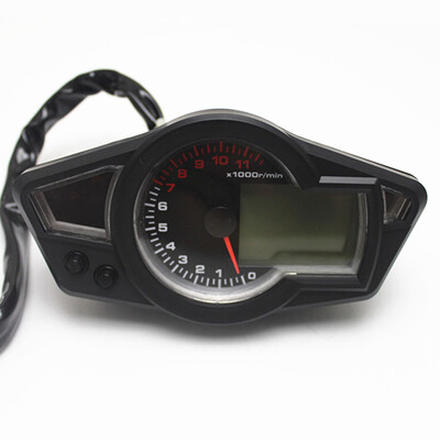 

Motorcycle LCD Digital Odometer Speedometer Gauge Instrument DC 12V Accessories